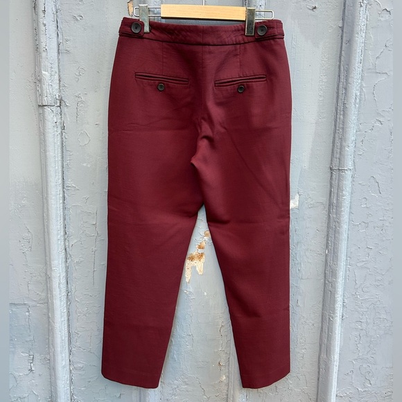 Judith & Charles Wine slim pants, size 4 - Picture 2 of 10